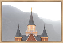 Load image into Gallery viewer, Provo City Center Morning Fog Gallery Wrap
