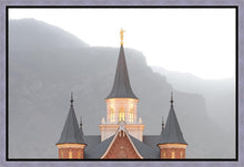 Load image into Gallery viewer, Provo City Center Morning Fog Gallery Wrap
