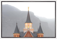 Load image into Gallery viewer, Provo City Center Morning Fog Gallery Wrap
