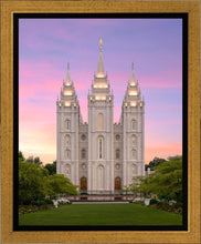 Load image into Gallery viewer, Salt Lake Pastel Sunset Gallery Wrap
