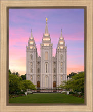 Load image into Gallery viewer, Salt Lake Pastel Sunset Gallery Wrap

