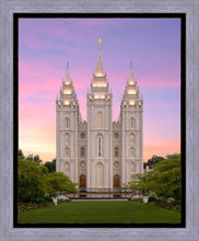 Load image into Gallery viewer, Salt Lake Pastel Sunset Gallery Wrap
