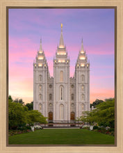 Load image into Gallery viewer, Salt Lake Pastel Sunset Gallery Wrap
