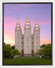 Load image into Gallery viewer, Salt Lake Pastel Sunset Gallery Wrap
