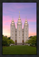 Load image into Gallery viewer, Salt Lake Pastel Sunset Gallery Wrap
