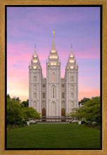 Load image into Gallery viewer, Salt Lake Pastel Sunset Gallery Wrap
