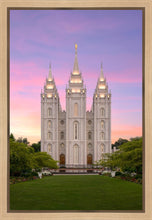 Load image into Gallery viewer, Salt Lake Pastel Sunset Gallery Wrap
