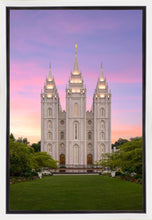 Load image into Gallery viewer, Salt Lake Pastel Sunset Gallery Wrap
