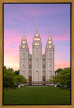 Load image into Gallery viewer, Salt Lake Pastel Sunset Gallery Wrap

