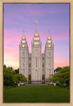 Load image into Gallery viewer, Salt Lake Pastel Sunset Gallery Wrap
