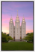 Load image into Gallery viewer, Salt Lake Pastel Sunset Gallery Wrap
