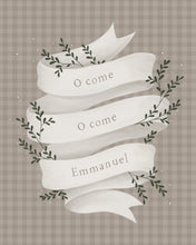 Load image into Gallery viewer, O Come Emmanuel Tan Gallery Wrap
