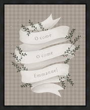 Load image into Gallery viewer, O Come Emmanuel Tan Gallery Wrap
