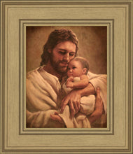 Load image into Gallery viewer, In the Arms of His Love Free Picture of Christ
