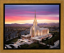 Load image into Gallery viewer, Oquirrh Mountain Pink Sunset Aerial
