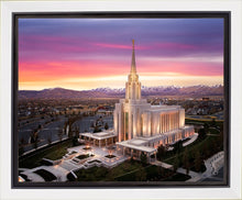 Load image into Gallery viewer, Oquirrh Mountain Pink Sunset Aerial
