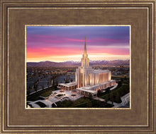 Load image into Gallery viewer, Oquirrh Mountain Pink Sunset Aerial
