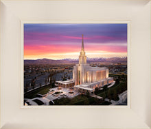 Load image into Gallery viewer, Oquirrh Mountain Pink Sunset Aerial

