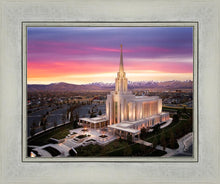 Load image into Gallery viewer, Oquirrh Mountain Pink Sunset Aerial
