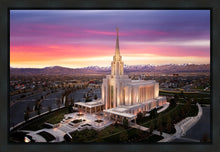 Load image into Gallery viewer, Oquirrh Mountain Pink Sunset Aerial

