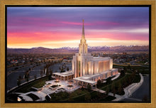 Load image into Gallery viewer, Oquirrh Mountain Pink Sunset Aerial
