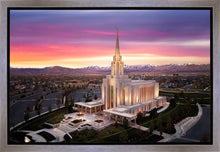 Load image into Gallery viewer, Oquirrh Mountain Pink Sunset Aerial
