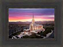 Load image into Gallery viewer, Oquirrh Mountain Pink Sunset Aerial
