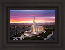 Load image into Gallery viewer, Oquirrh Mountain Pink Sunset Aerial
