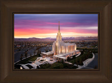 Load image into Gallery viewer, Oquirrh Mountain Pink Sunset Aerial
