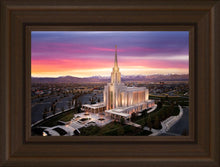 Load image into Gallery viewer, Oquirrh Mountain Pink Sunset Aerial
