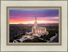 Load image into Gallery viewer, Oquirrh Mountain Pink Sunset Aerial
