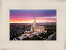 Load image into Gallery viewer, Oquirrh Mountain Pink Sunset Aerial
