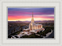 Load image into Gallery viewer, Oquirrh Mountain Pink Sunset Aerial
