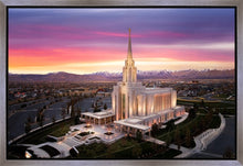Load image into Gallery viewer, Oquirrh Mountain Pink Sunset Aerial
