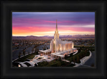 Load image into Gallery viewer, Oquirrh Mountain Pink Sunset Aerial
