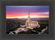 Load image into Gallery viewer, Oquirrh Mountain Pink Sunset Aerial
