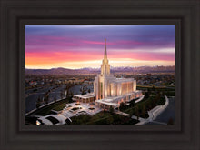 Load image into Gallery viewer, Oquirrh Mountain Pink Sunset Aerial
