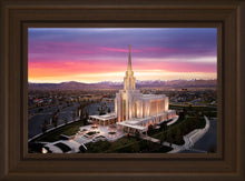Load image into Gallery viewer, Oquirrh Mountain Pink Sunset Aerial
