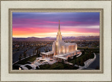 Load image into Gallery viewer, Oquirrh Mountain Pink Sunset Aerial
