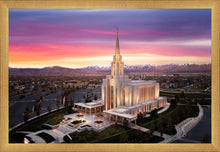 Load image into Gallery viewer, Oquirrh Mountain Pink Sunset Aerial
