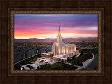 Load image into Gallery viewer, Oquirrh Mountain Pink Sunset Aerial

