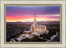 Load image into Gallery viewer, Oquirrh Mountain Pink Sunset Aerial

