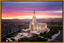 Load image into Gallery viewer, Oquirrh Mountain Pink Sunset Aerial
