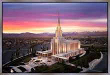 Load image into Gallery viewer, Oquirrh Mountain Pink Sunset Aerial
