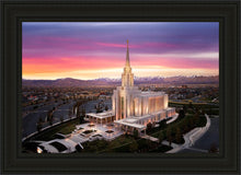 Load image into Gallery viewer, Oquirrh Mountain Pink Sunset Aerial
