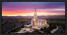 Load image into Gallery viewer, Oquirrh Mountain Pink Sunset Aerial
