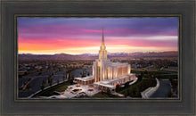 Load image into Gallery viewer, Oquirrh Mountain Pink Sunset Aerial
