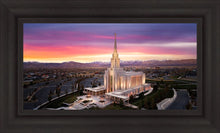 Load image into Gallery viewer, Oquirrh Mountain Pink Sunset Aerial
