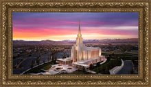 Load image into Gallery viewer, Oquirrh Mountain Pink Sunset Aerial
