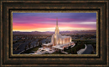Load image into Gallery viewer, Oquirrh Mountain Pink Sunset Aerial

